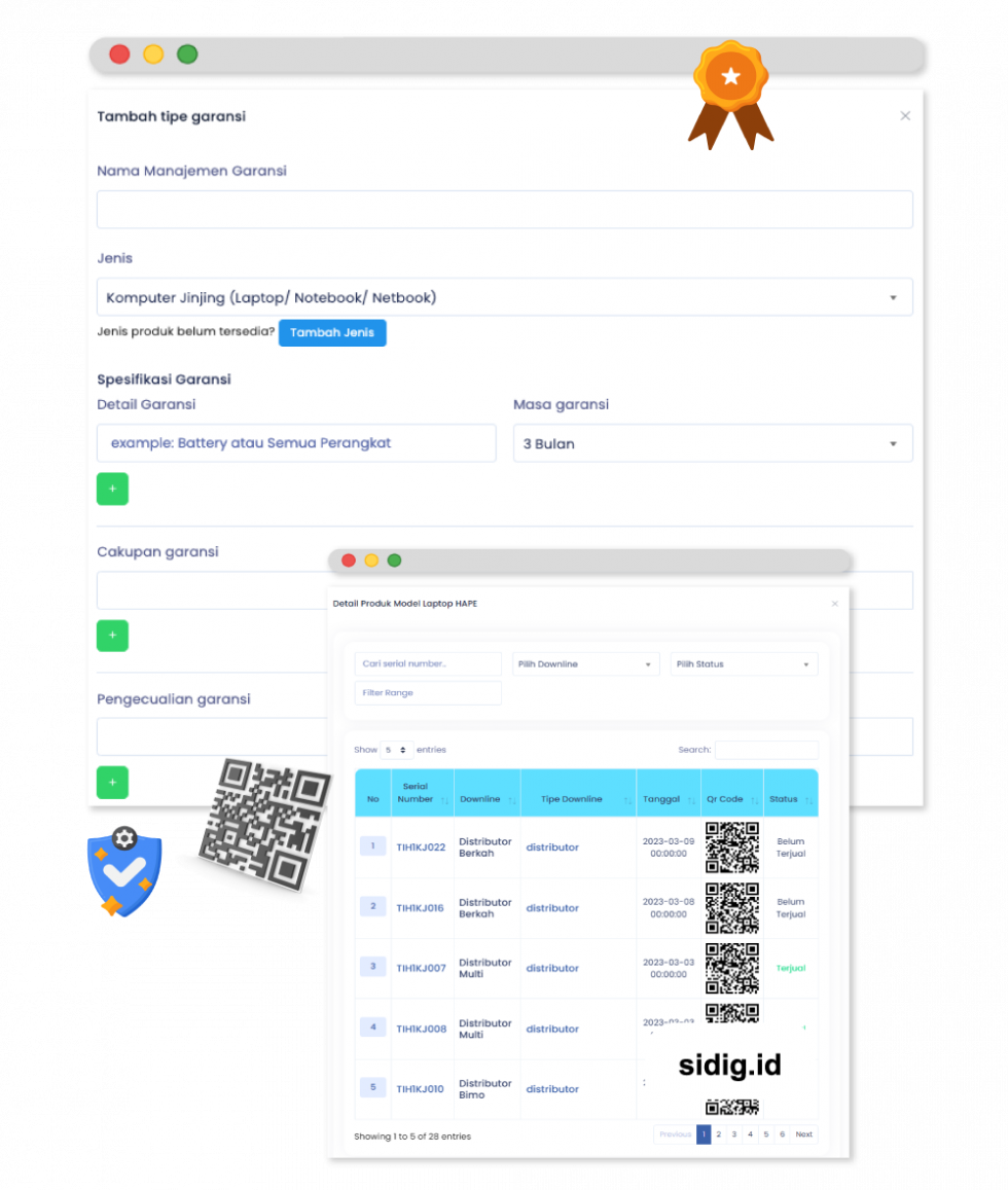 Warranty Management System Sidig